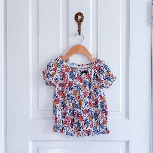 Tarting et Chocolate floral print top